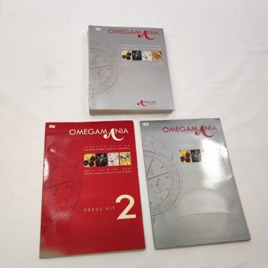 Lotto di 3 cataloghi Omegamania Catalogo Asta 2007