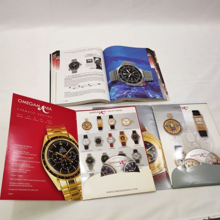 Lotto di 3 cataloghi Omegamania Catalogo Asta 2007