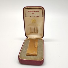 Accendino da tasca Dunhill Rollagas anno 1969 con astuccio e libretto