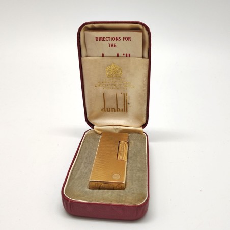 Accendino da tasca Dunhill Rollagas anno 1969 con astuccio e libretto