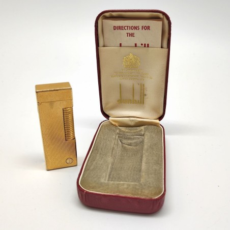 Accendino da tasca Dunhill Rollagas anno 1969 con astuccio e libretto