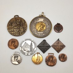 Lotto di 11 medaglie Giochi della Gioventù anni 70/80