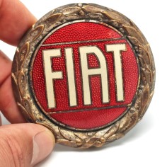 Originale fregio frontale automobile Fiat Anni 20/30 72 mm