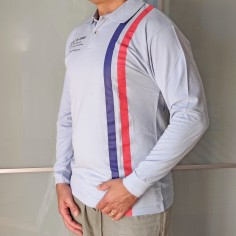 Polo uomo manica lunga Steve McQueen Racing is Life Tg L 2