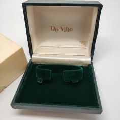 Originale scatola orologio Omega de Ville verde usata piccoli difetti 2