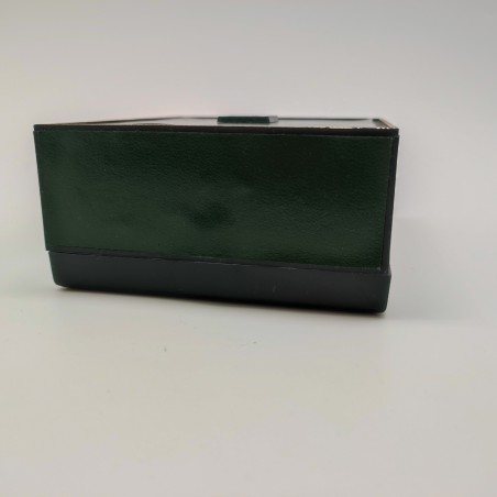 Originale scatola orologio Omega de Ville verde usata piccoli difetti