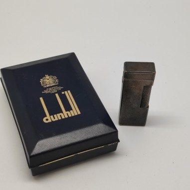 Accendino da tasca Dunhill anni 70 con scatola usato