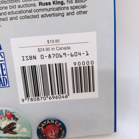 Libro Price guide to collectible pin-back buttons 1896-1986 Ted Hake, Russ King