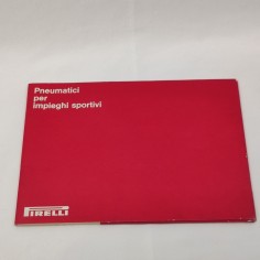 Cartellina PIRELLI Pneumatici per impieghi sportivi 1973