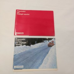 Cartellina PIRELLI Pneumatici per impieghi sportivi 1973 2