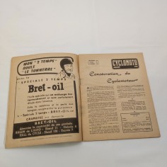 Rrivista Cyclomoto Salon 1954 francese buona conservazione 2