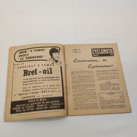 Rrivista Cyclomoto Salon 1954 francese buona conservazione