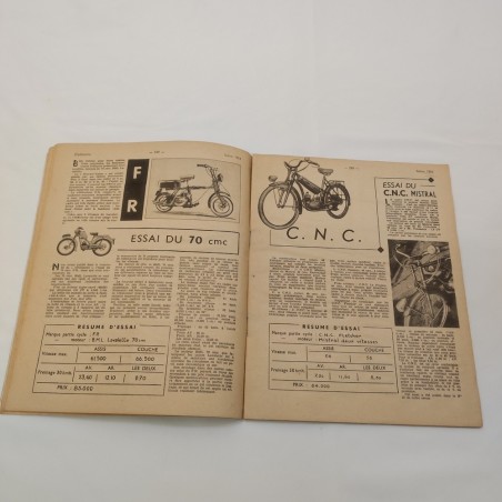 Rrivista Cyclomoto Salon 1954 francese buona conservazione