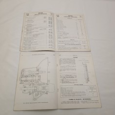 Dati principali per le riparazioni Fiat 127 e 128 lotto di due fascicoli anni 70 2