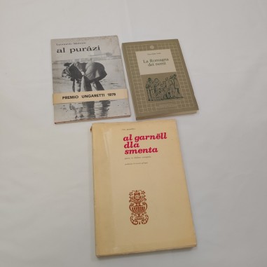 3 libri romagnoli: La romgana dei nomi - al purazi - al garnell dla smenta