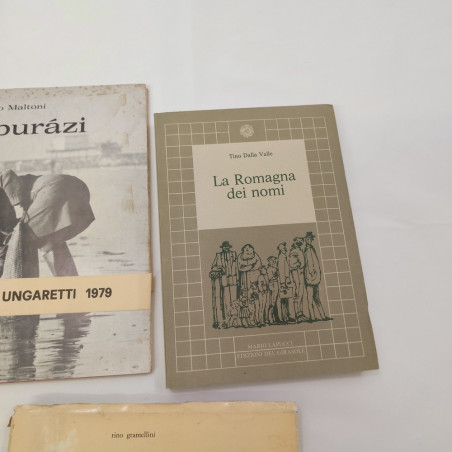 3 libri romagnoli: La romgana dei nomi - al purazi - al garnell dla smenta