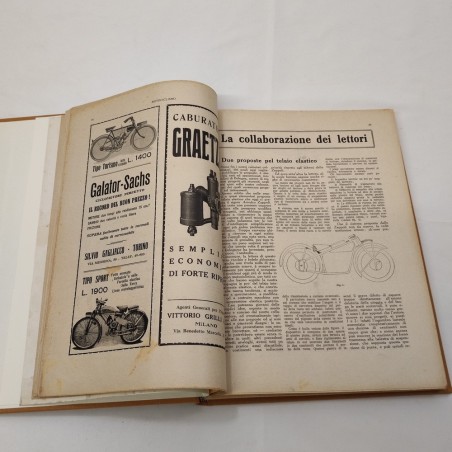 Rivista Moto Ciclismo estrati rilegati delle riviste anno 1932