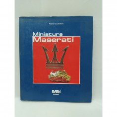 Libro Miniature Maserati Walter Gualdrini anno 1996