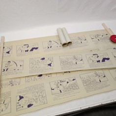 Stampe eliografiche strisce satira nazismo periodo fine anni 30
