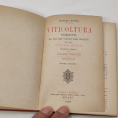 Manuale Hoepli - Viticolura - Ottavi Strucchi 3° ed. 1892 2