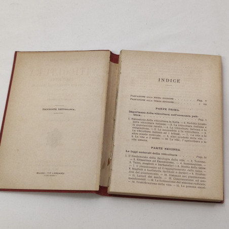 Manuale Hoepli - Viticolura - Ottavi Strucchi 3° ed. 1892