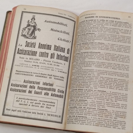 TCI Annuario dell'automobilismo e del motociclismo 1923/1924