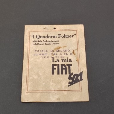 Quaderni Foltzer - Libretto La mia Fiat 521
