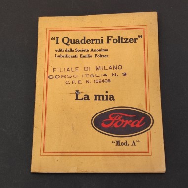 Quaderni Foltzer - Libretto La mia Ford