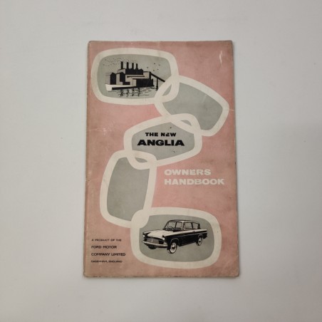 FORD ANGLIA libretto uso manutenzione inglese