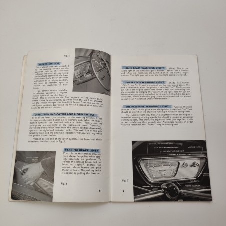 FORD ANGLIA libretto uso manutenzione inglese