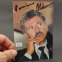 MASSIMO DALEMA autografo originale su foto 10x15 cm