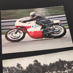 3x cartoline moto Borje Jansson, autodromo Monza e cartolina ristampa 2