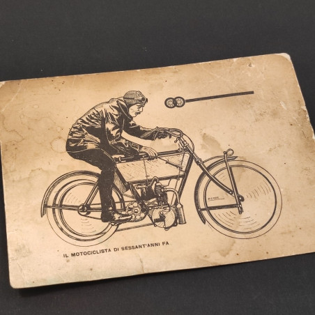 3x cartoline moto Borje Jansson, autodromo Monza e cartolina ristampa