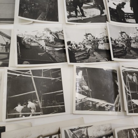 Lotto di 85 foto originali Regia Marina Militare Italiana 2° guerra mondiale