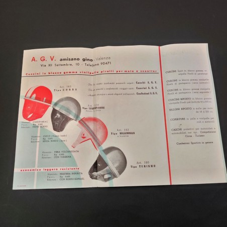 Catalogo confezioni sportive caschi AGV