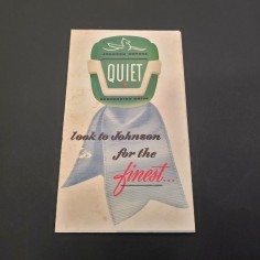 Brochure catalogo motori marini Johnson Motor QUIET Suspension Drive