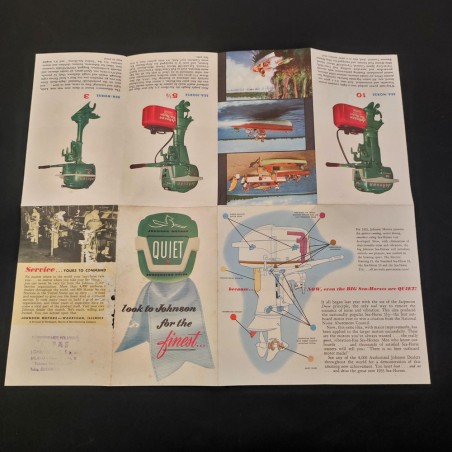 Brochure catalogo motori marini Johnson Motor QUIET Suspension Drive