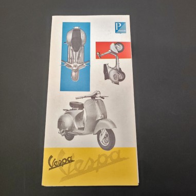 Piaggio Vespa brochure Vespizzatevi anno 1959 formato da aperto 33x45 cm