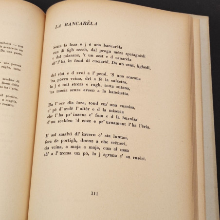Libro poesie CUM PARMESS ? Autore Vincenzo Strocchi 1952
