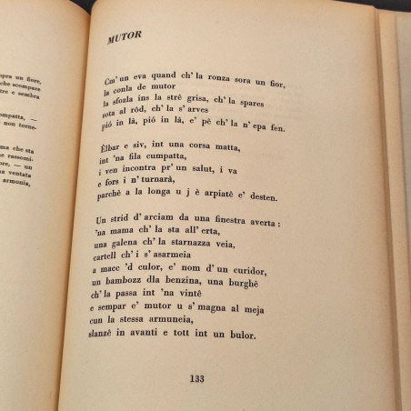 Libro poesie CUM PARMESS ? Autore Vincenzo Strocchi 1952