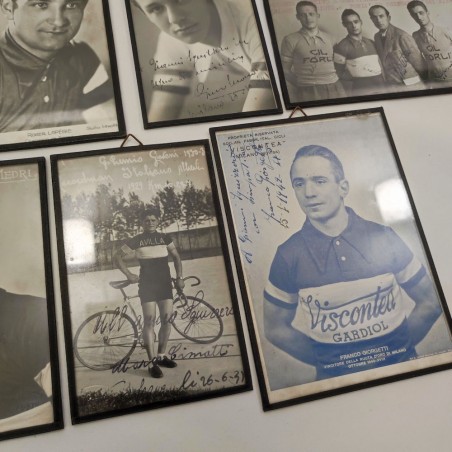 Lotto di 14 cartoline ciclisti anni 30/470 con autografi originali