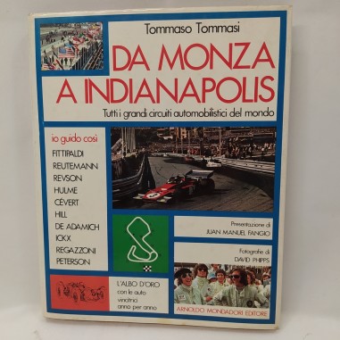 Libro Da Monza a Indianapolis Tommaso Tommasi 1973