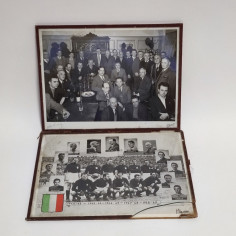 Coppia fotografie incorniciate Torino Calcio anno 1949