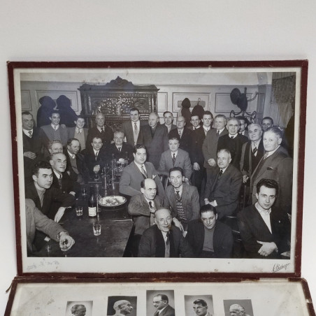 Coppia fotografie incorniciate Torino Calcio anno 1949