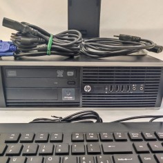Computer HP PRO 6300 SFF Win 10 pro SSD 250 GB monitor 20" HP L2045W 16:9 usato 2