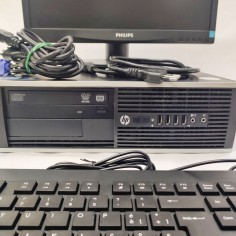 Computer fisso 8200 Elite SFF Windows 10 pro con monitor 19" Philips 4:3 2