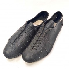Scarpette ciclismo vintage no brand n. 48 no tacchetti fondo plastica usate