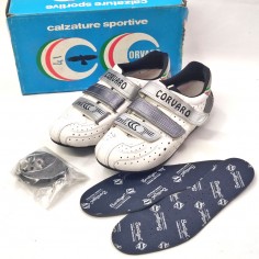 CORVARO scarpe da ciclismo n° 41 con tacchetti nuove fondo di magazzino