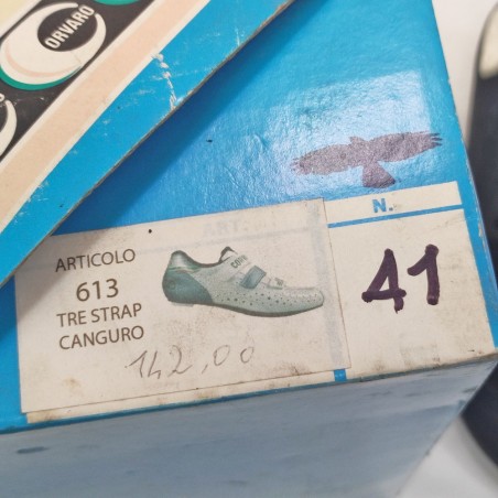 CORVARO scarpe da ciclismo n° 41 con tacchetti nuove fondo di magazzino