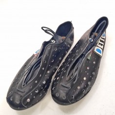 Scarpe ciclismo Detto Pietro n° 40 Campione del Mondo, fondo plastica box NOS 2